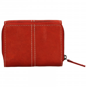 Dámska kožená peňaženka Lagen Amy - červená