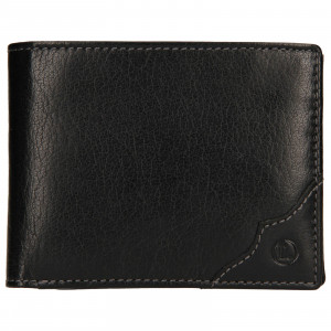 Pánska kožená peňaženka Lagen Milan - čierna
