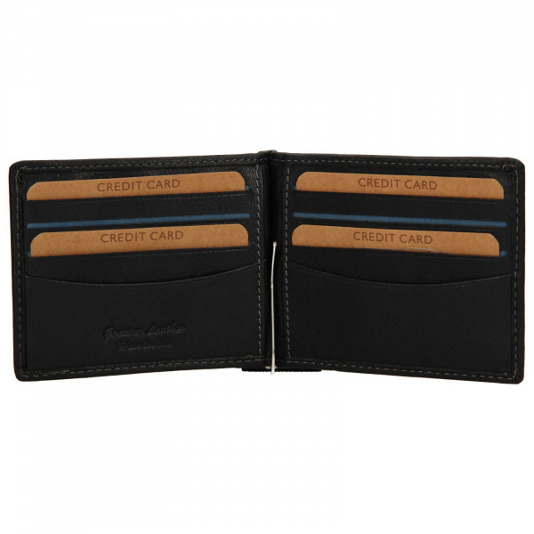 Pánska kožená peňaženka Lagen Libor - čierna