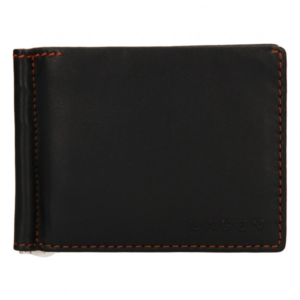 Pánska kožená peňaženka Lagen Libor - tmavo hnedá