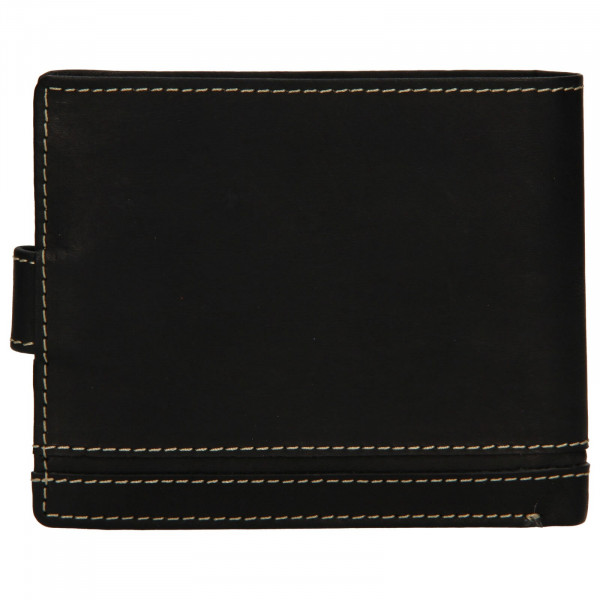 Pánska kožená peňaženka Lagen Marien - čierna