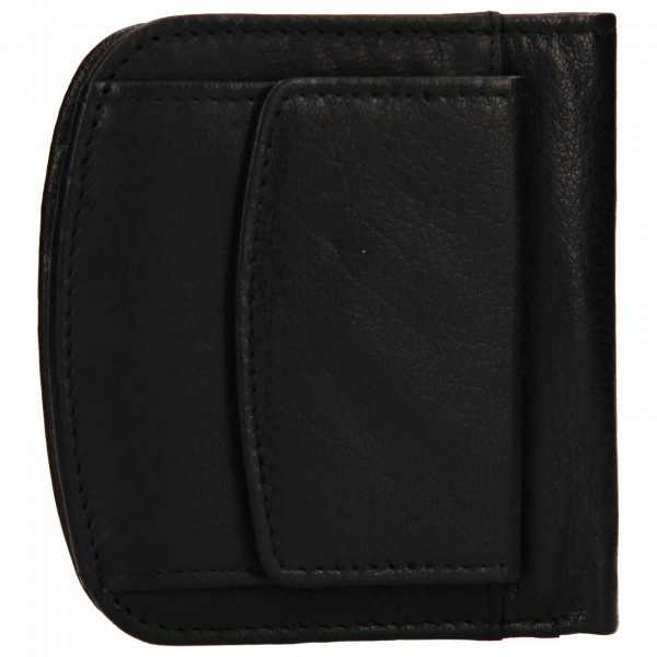 Pánska kožená peňaženka Lagen Denis - čierna