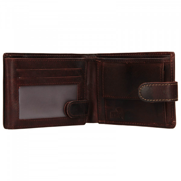 Pánska kožená peňaženka Wild Buffalo Marcel - hnedá