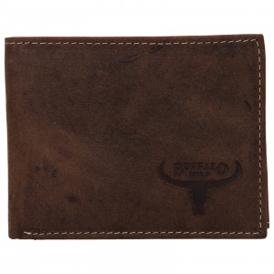 Pánska kožená peňaženka Wild Buffalo Radim - hnedá