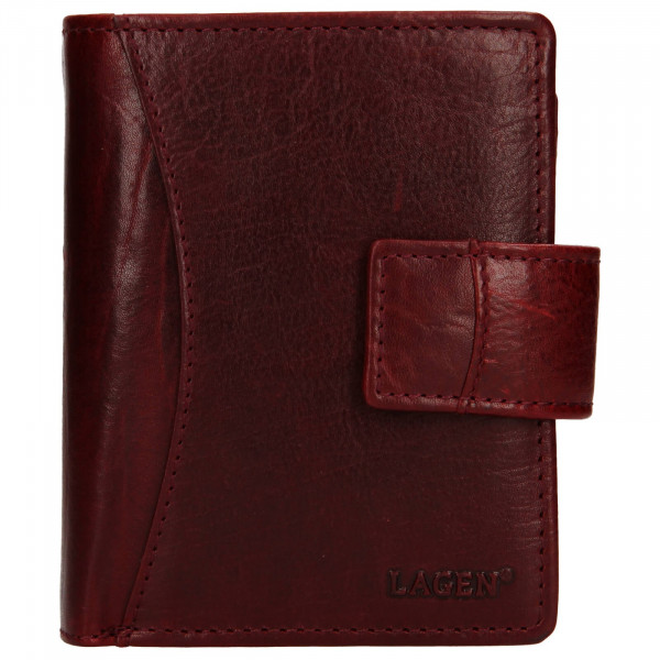 Dámska kožená peňaženka Lagen Lilly - červená