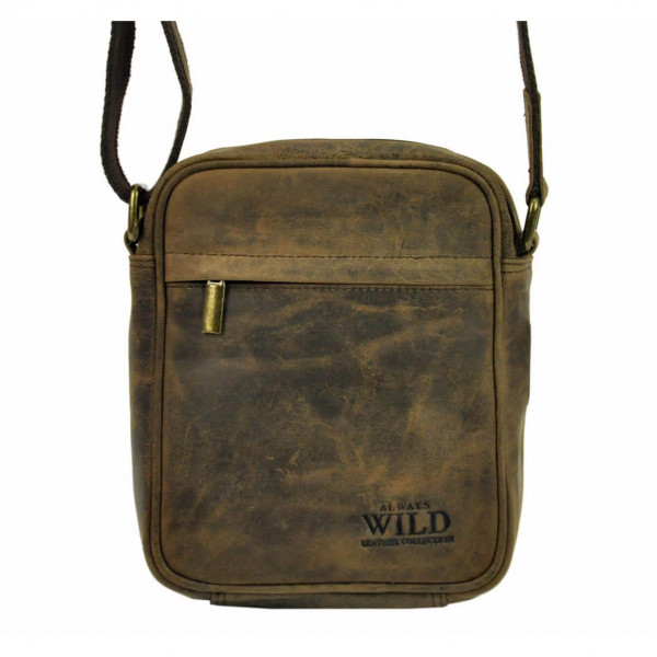 Pánská taška přes rameno Always Wild Filip - hnedá