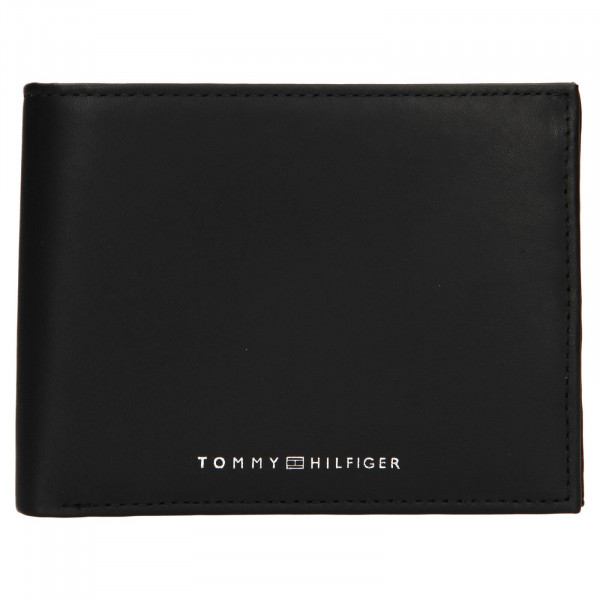 Pánska kožená peňaženka Tommy Hilfiger Pierre - čierna