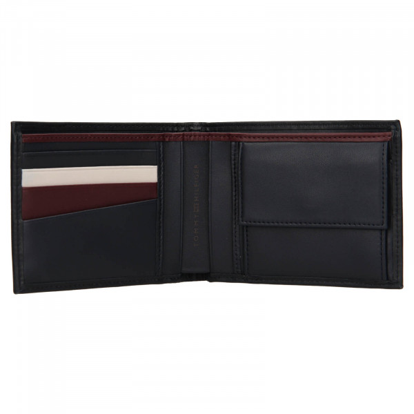 Pánska kožená peňaženka Tommy Hilfiger Pierro - čierna