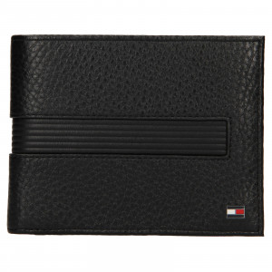 Pánska kožená peňaženka Tommy Hilfiger Merone - čierna
