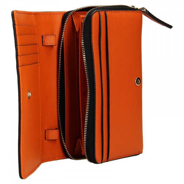 Dámska peňaženka-kabelka Calvin Klein Minies - oranžová
