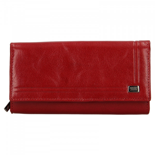 Dámska kožená peňaženka Rovicky Federica - červená