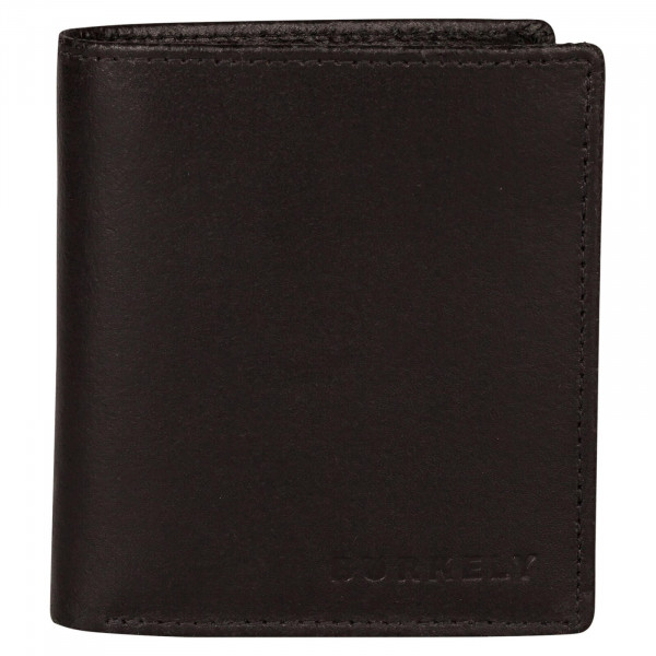 Pánska kožená peňaženka Burkely Vintage - čierna