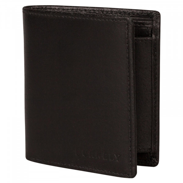 Pánska kožená peňaženka Burkely Vintage - čierna