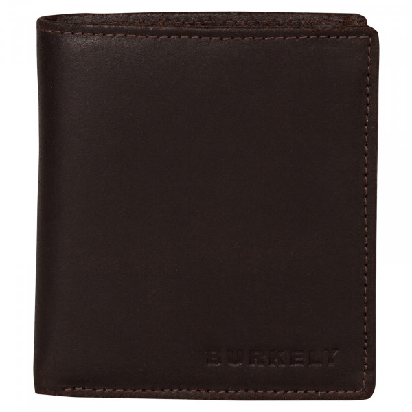 Pánska kožená peňaženka Burkely Vintage - tmavo hnedá