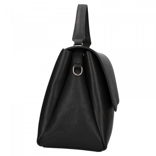 Dámska kožená kabelka Facebag Ditta - čierna