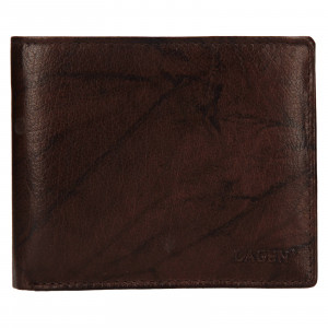 Pánska kožená peňaženka Lagen Niklas - hnedá