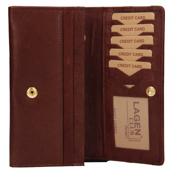 Dámska peňaženka Lagen Camilla - hnedá