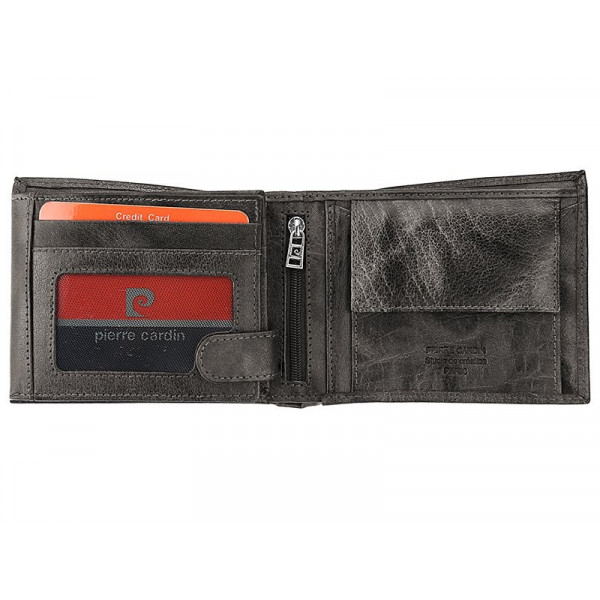 Pánska kožená peňaženka Pierre Cardin Henri - čierna