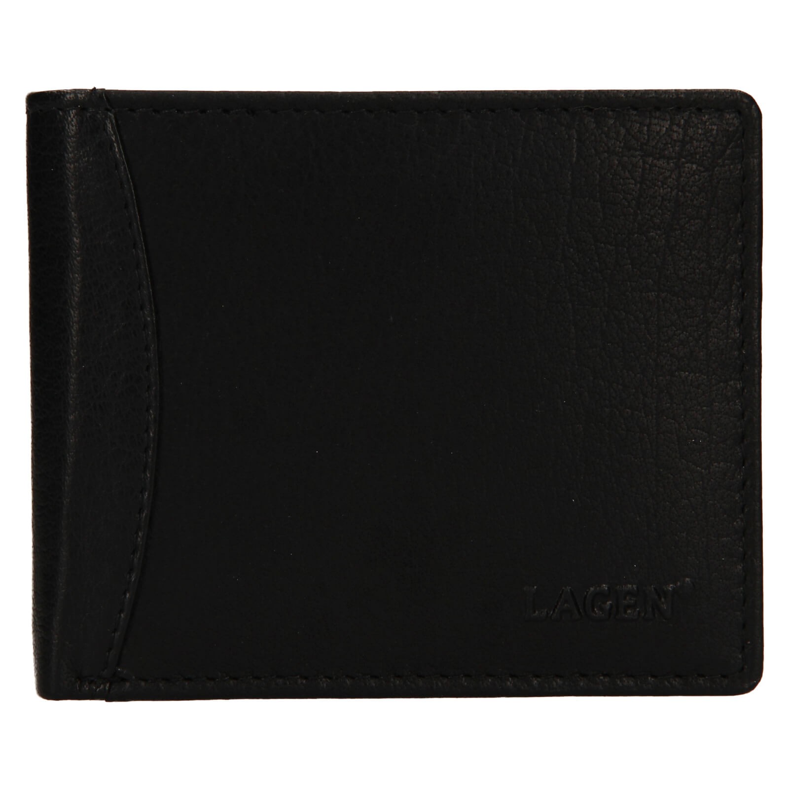 Pánska kožená peňaženka Lagen Felixe - čierna
