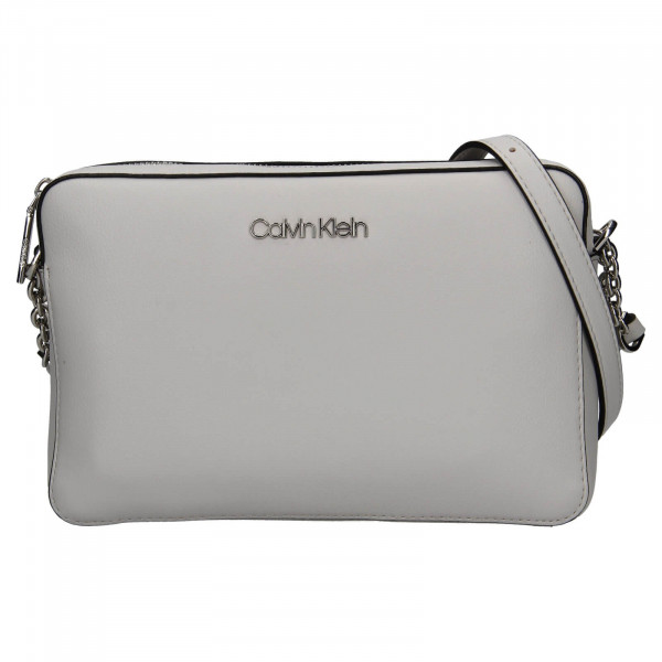 Dámska crossbody kabelka Calvin Klein Naoni - svetlo šedá