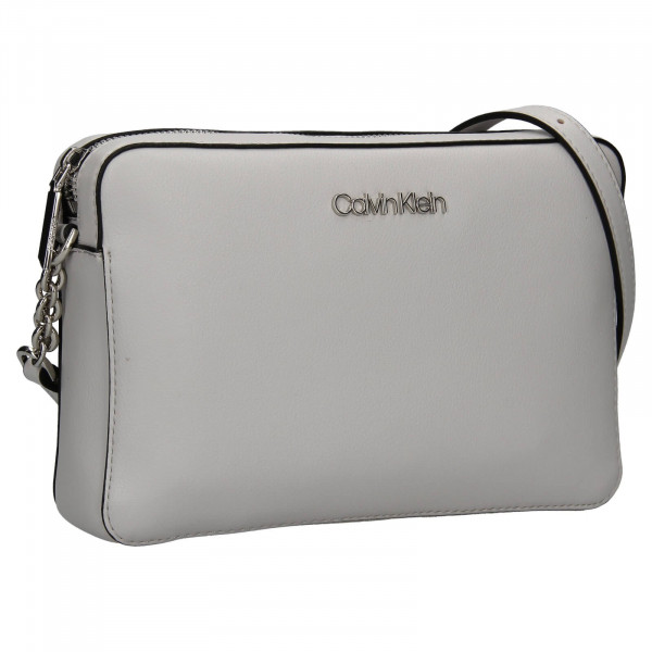 Dámska crossbody kabelka Calvin Klein Naoni - svetlo šedá