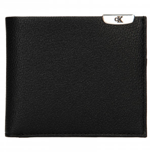 Pánska kožená peňaženka Calvin Klein Dorn - čierna