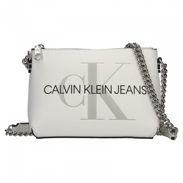 Dámska crossbody kabelka Calvin Klein Jeans Norra - biela