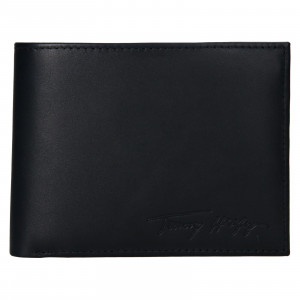 Pánska kožená peňaženka Tommy Hilfiger Otto - čierna