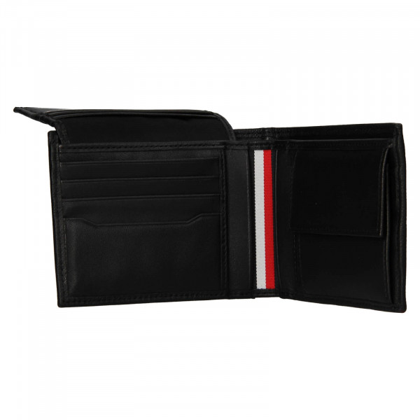 Pánska kožená peňaženka Tommy Hilfiger Bruno - čierna