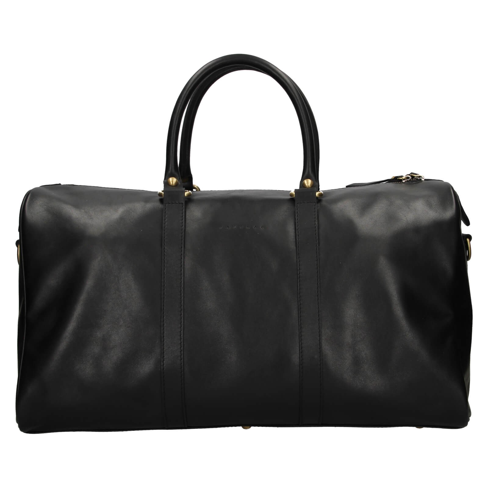 Kožená cestovná taška Facebag Davis - čierna.