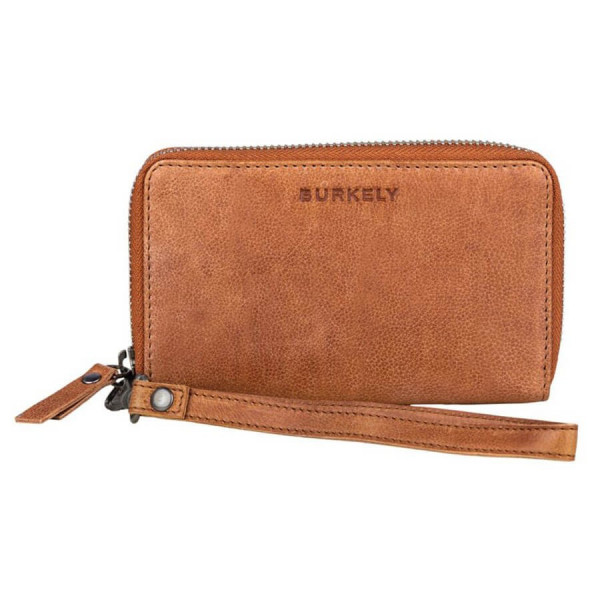 Dámska kožená peňaženka Burkely Wristlet - hnedá