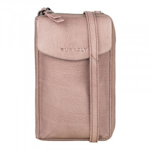 Dámska kožená peňaženko-kabelka Burkely Ghita - ružová
