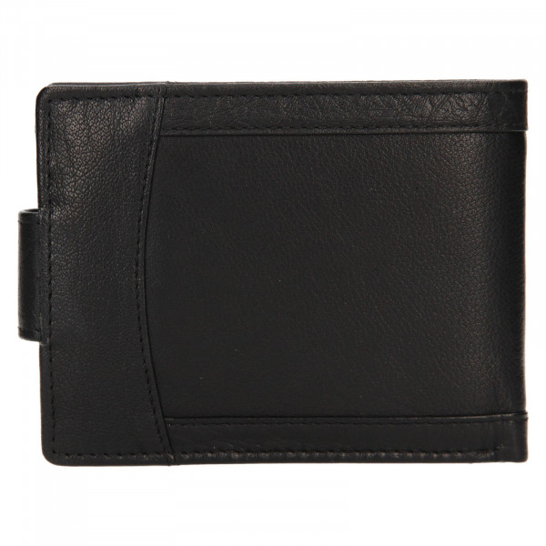 Pánska kožená peňaženka Lagen Jacki - čierna