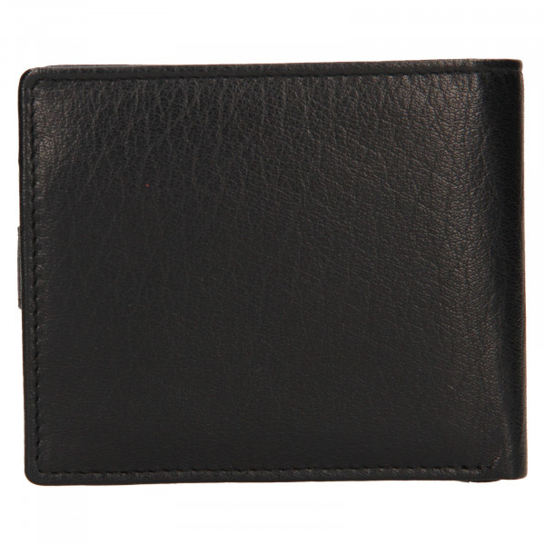 Pánska kožená peňaženka Lagen Fredint - čierna
