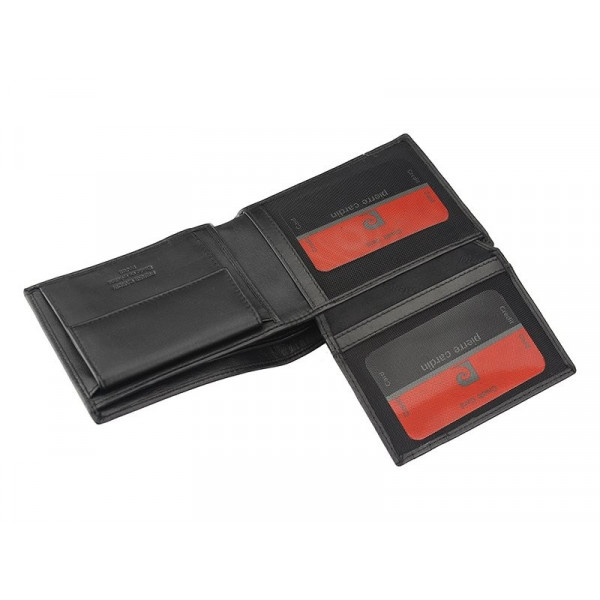 Pánska kožená peňaženka Pierre Cardin Elvin - čierno-červená