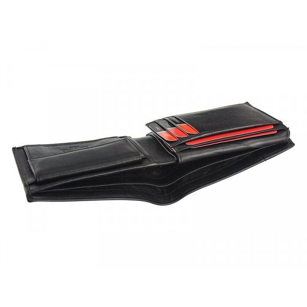 Pánska kožená peňaženka Pierre Cardin Elvin - čierno-červená