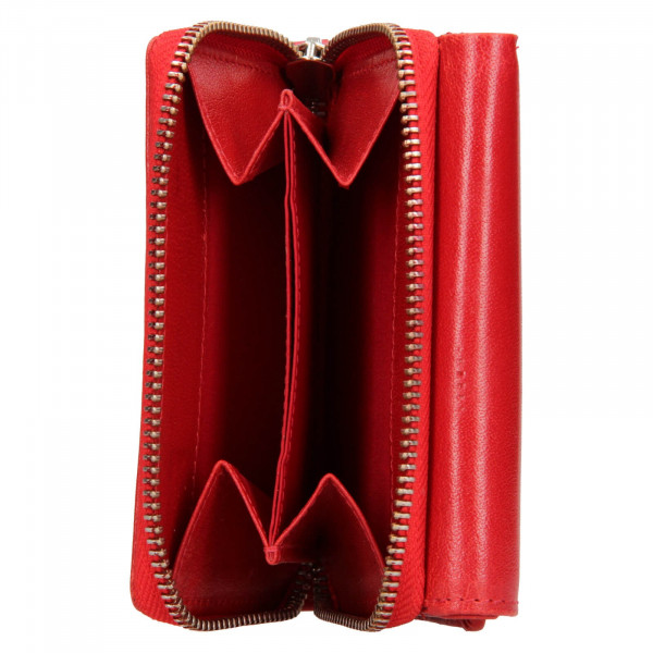 Dámska kožená peňaženka Lagen Laura - červená
