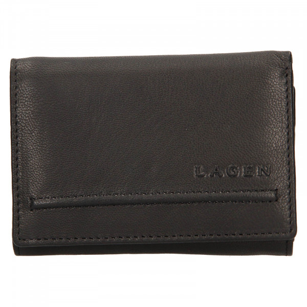 Dámska kožená peňaženka Lagen Kateřina - čierna