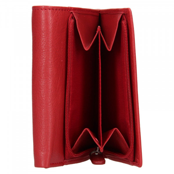 Dámska kožená peňaženka Lagen Kateřina - červená