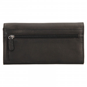 Dámska kožená peňaženka Lagen Ludmila - čierna