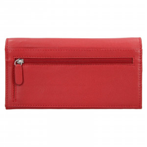 Dámska kožená peňaženka Lagen Ludmila - červená