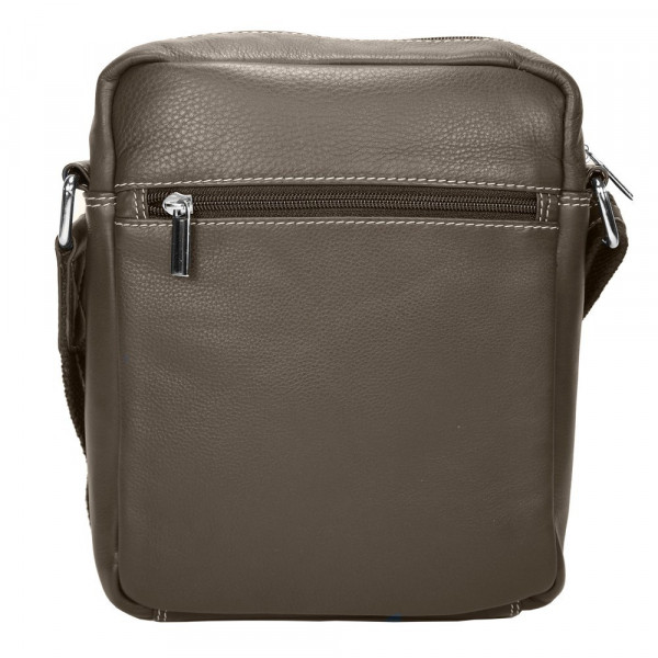 Pánska kožená taška cez rameno SendiDesign IG005 - hnedá