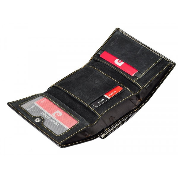 Dámska kožená peňaženka Pierre Cardin Lima - čierna
