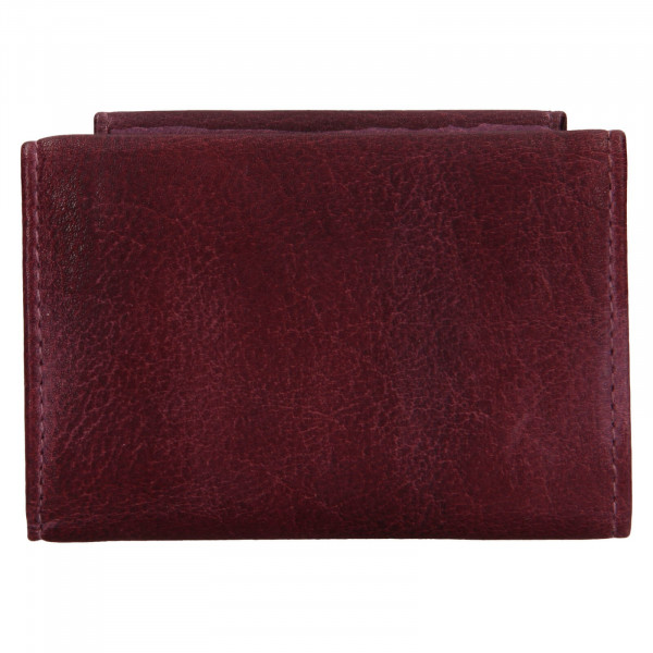 Dámska kožená slim peňaženka Lagen Mellba - fialová