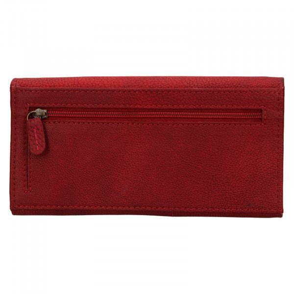 Dámska kožená peňaženka Lagen Inge - červená