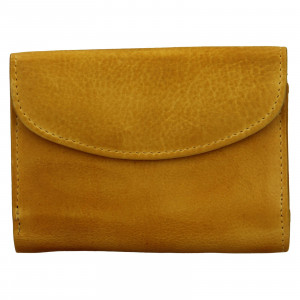 Dámska kožená peňaženka Lagen Julie - žltá