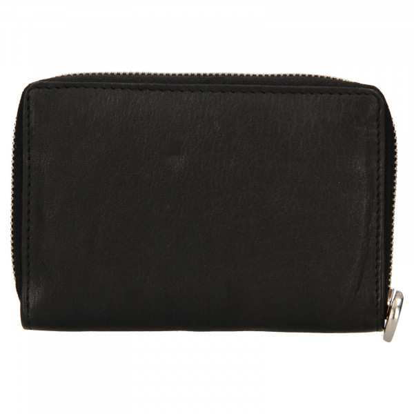 Dámska kožená peňaženka Levi's Emma - čierna