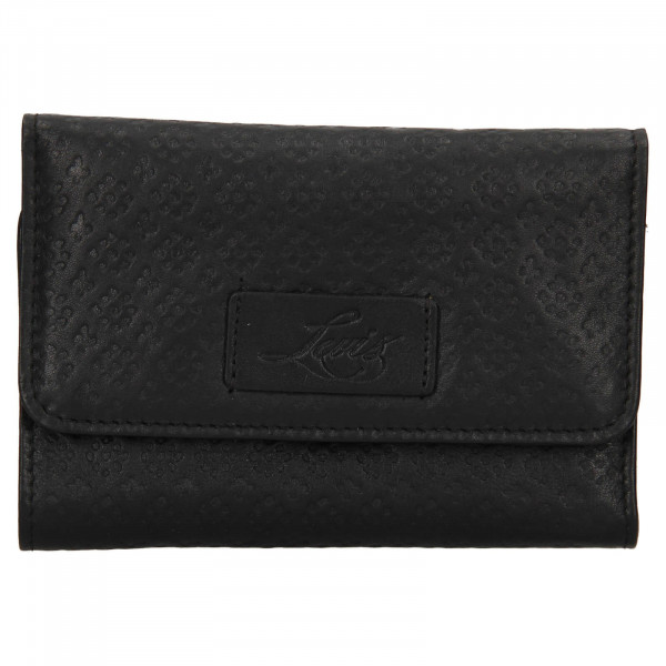 Dámska kožená peňaženka Levi's Olivia - čierna