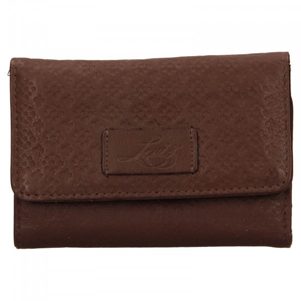 Dámska kožená peňaženka Levi's Olivia - hnedá