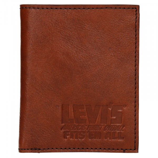 Pánska kožená peňaženka Levi's Alexander - hnedá